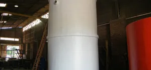 Reator Anaeróbio em construção