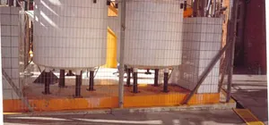 Tanques para o preparo de cal